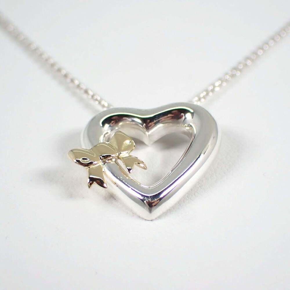 TIFFANY Authentic Gold Heart Necklace - Picture 5 of 9